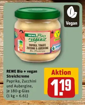 Coop Extra REWE Bio + vegan Streichcreme tilbud