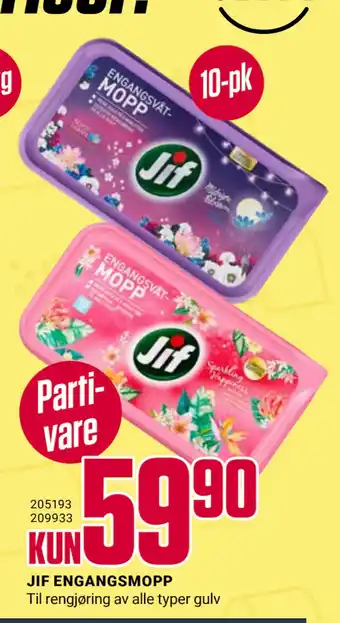 Europris JIF ENGANGSMOPP tilbud