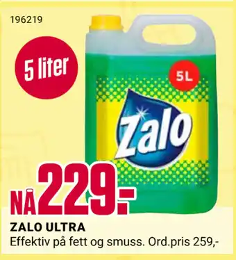 Europris ZALO ULTRA tilbud