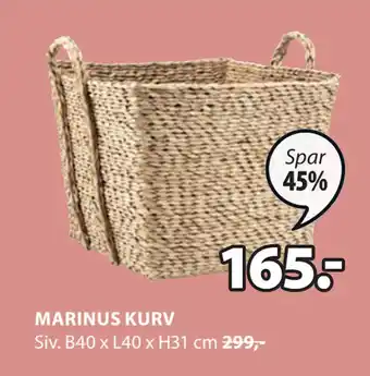 JYSK MARINUS KURV tilbud