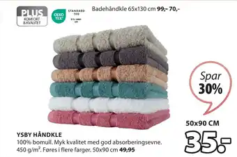 JYSK YSBY HÅNDKLE tilbud