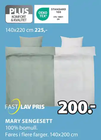 JYSK MARY SENGESETT tilbud
