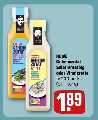 Coop Extra REWE Geheimzutat Salat Dressing oder Vinaigrette tilbud