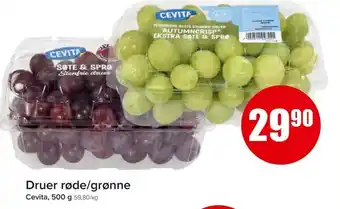 Spar Druer røde/grønne tilbud