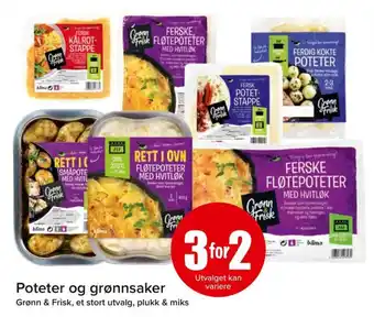 Spar Poteter og grønnsaker tilbud