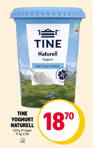 TINE YOGHURT NATURELL