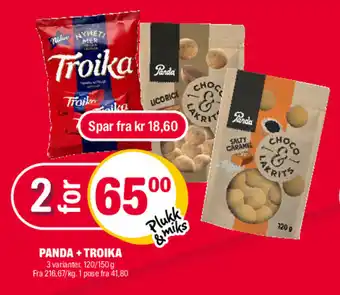 Coop Extra PANDA + TROIKA tilbud