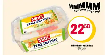 Coop Extra Mills italiensk salat tilbud