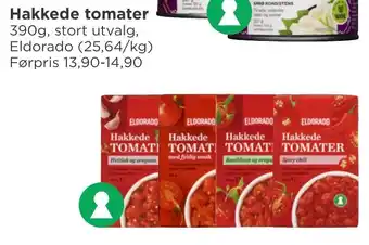 Meny Hakkede tomater tilbud