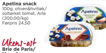 Meny Apetina snack tilbud