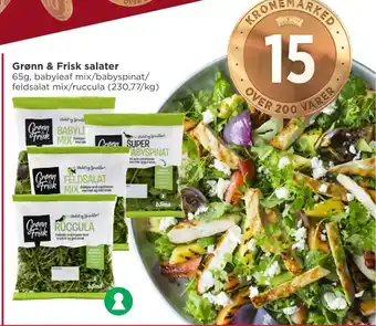 Meny Grønn & Frisk salater tilbud