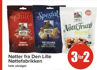 Spar Nøtter fra Den Lille Nøttefabrikken tilbud