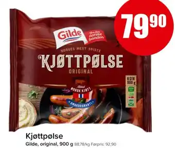 Spar Kjøttpølse Gilde tilbud