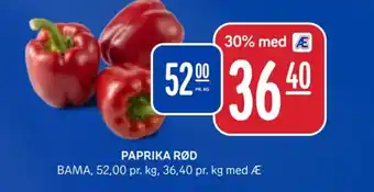Rema 1000 PAPRIKA RØD tilbud