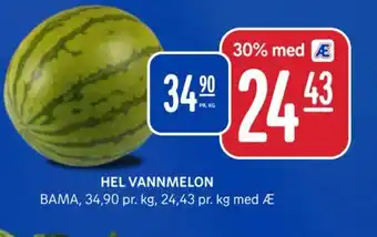 Rema 1000 HEL VANNMELON tilbud