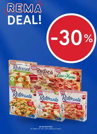 Rema 1000 DR. OETKER PIZZA tilbud