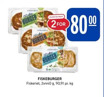 Rema 1000 FISKEBURGER tilbud