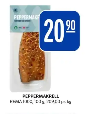 Rema 1000 PEPPERMAKRELL tilbud