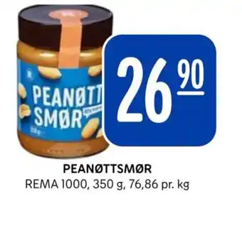Rema 1000 PEANØTTSMØR tilbud
