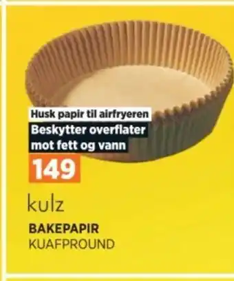 POWER BAKEPAPIR tilbud