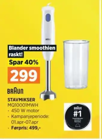 POWER STAVMIKSER MQ10001MWH tilbud