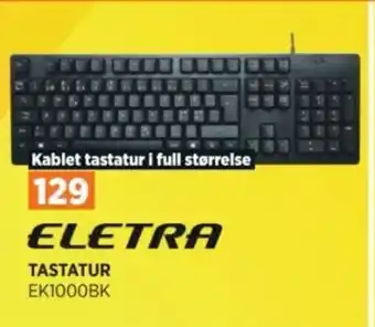 POWER TASTATUR EK1000BK tilbud