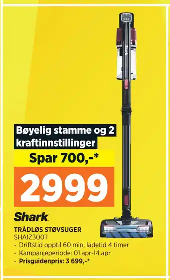 POWER TRÅDLØS STØVSUGER tilbud