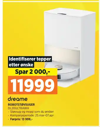 POWER ROBOTSTØVSUGER tilbud