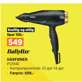 POWER HÅRFØNER tilbud