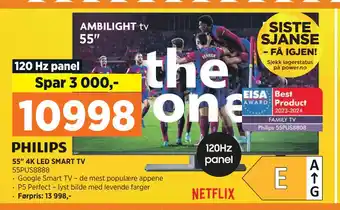 POWER 55 4K LED SMART TV tilbud