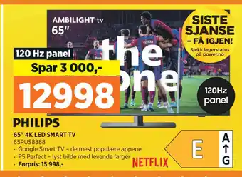 POWER 65 4K LED SMART TV tilbud