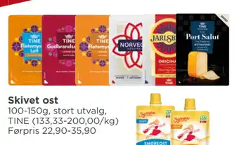 Meny Skivet ost tilbud