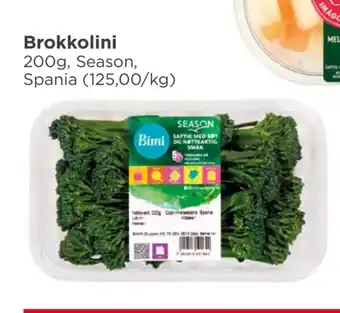 Meny Brokkolini tilbud