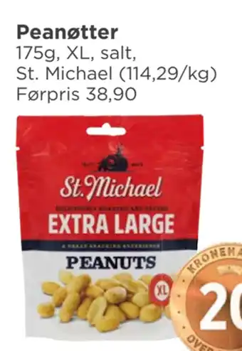 Meny Peanøtter tilbud