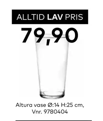 Skeidar Altura vase tilbud