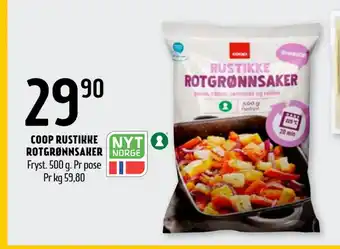Coop Prix COOP RUSTIKKE ROTGRØNNSAKER tilbud