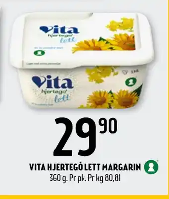 Coop Prix VITA HJERTEGÓ LETT MARGARIN tilbud