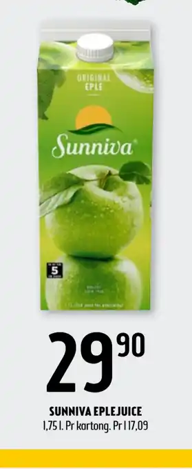 Coop Prix SUNNIVA EPLEJUICE tilbud