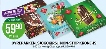 Kiwi DYREPARKEN, SJOKOKIRSJ, NON-STOP KRONE-IS tilbud