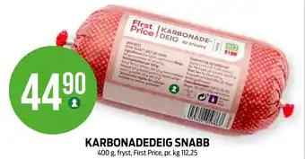 Kiwi KARBONADEDEIG SNABB tilbud