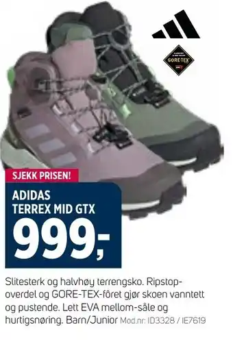 Sport 1 ADIDAS TERREX MID GTX tilbud