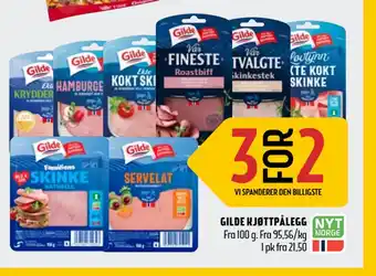 Coop Prix GILDE KJØTTPÅLEGG tilbud