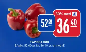 Rema 1000 PAPRIKA RØD tilbud