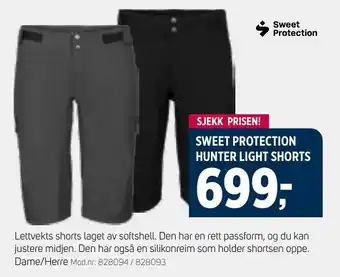 Sport 1 SWEET PROTECTION HUNTER LIGHT SHORTS tilbud