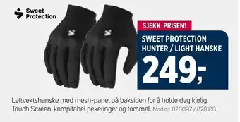 Sport 1 SWEET PROTECTION HUNTER/LIGHT HANSKE tilbud