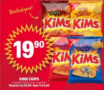 Coop Extra Kims mexican fiesta chips tilbud