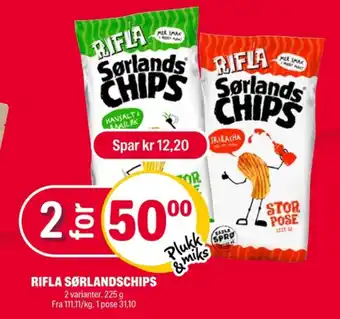 Coop Extra Rifla chips sriracha tilbud