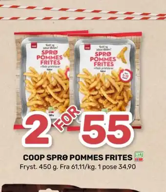 Coop Marked Coop pommes frites tilbud