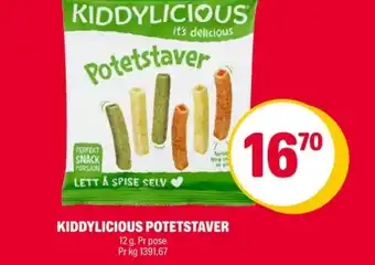 Coop Extra Kiddylicious snacks tilbud