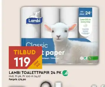 Coop Mega Lambi toalettpapir tilbud